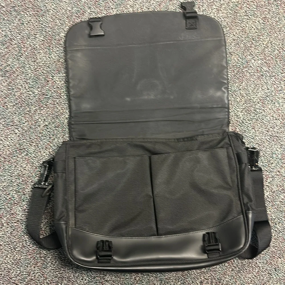 TUMI Black Messenger Bag